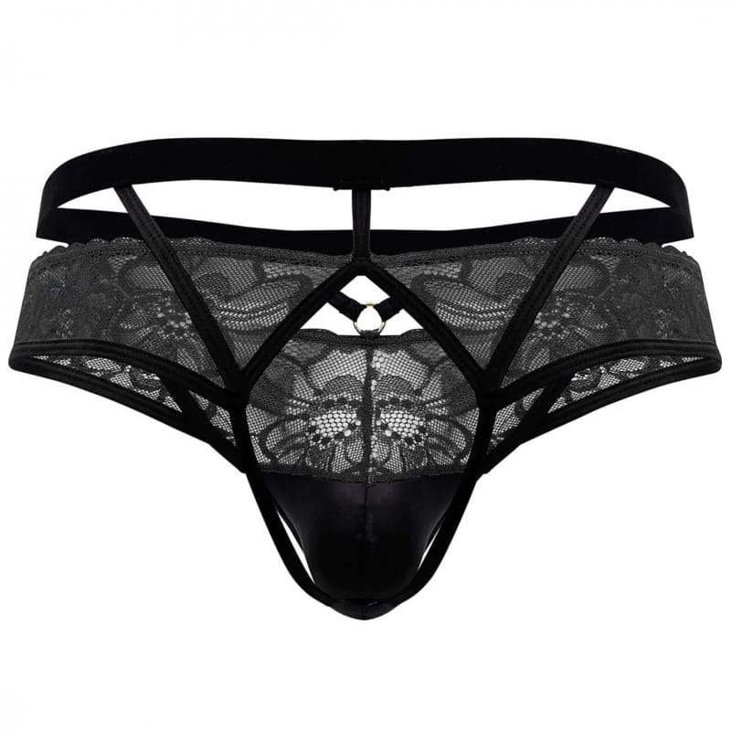  Lace Jockstrap - Black