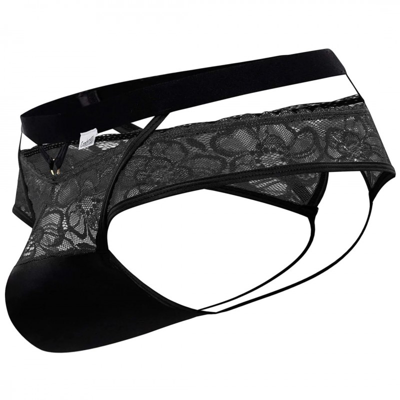 Lace Jockstrap - Black