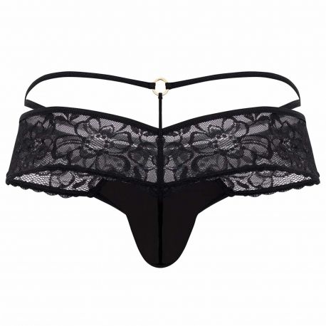  Lace Thong 99647 - Black