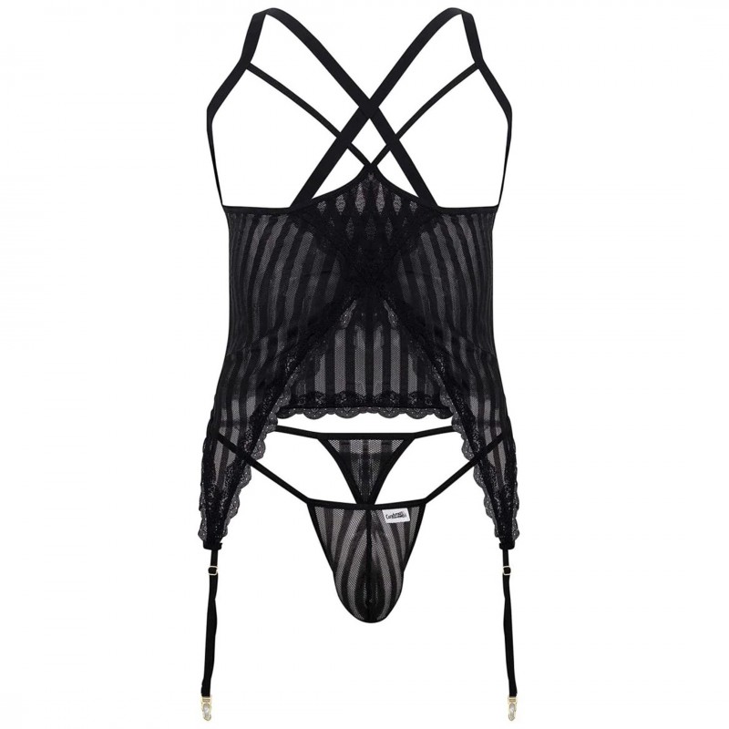  Harness - G-String Set - Black