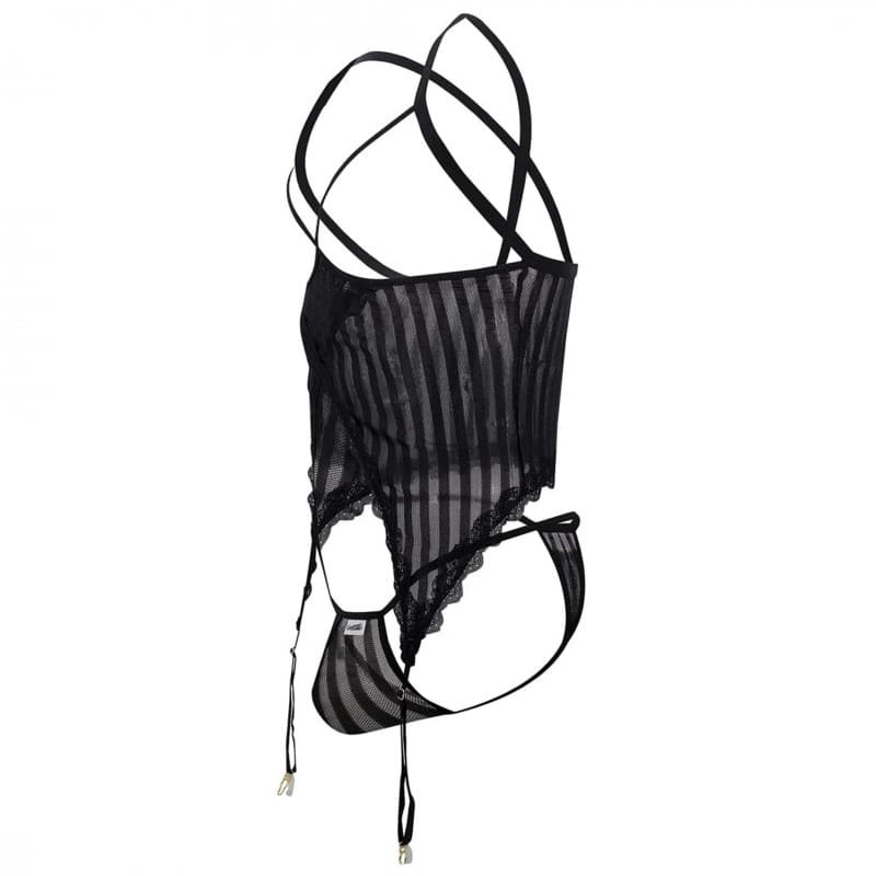  Harness - G-String Set - Black