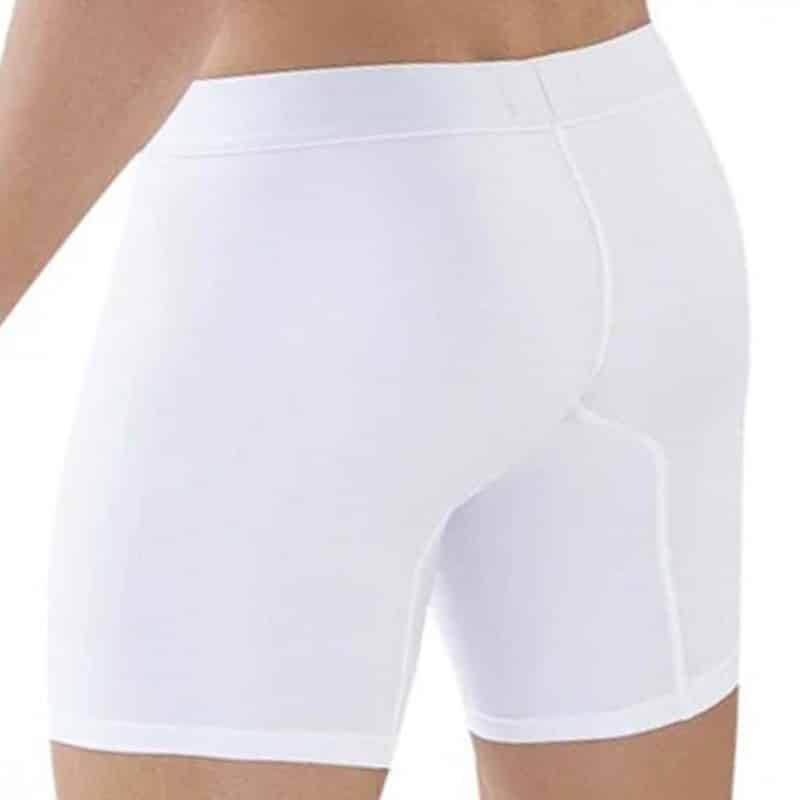  Boxer Long Classic Match Microfibre Blanc