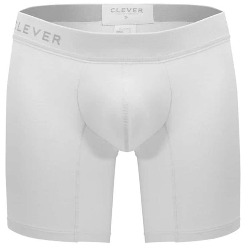  Boxer Long Classic Match Microfibre Blanc