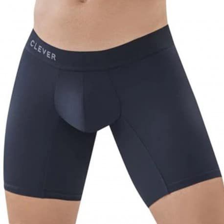  Boxer Long Classic Match Microfibre Noir
