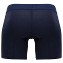  Caribbean Cotton Long Boxer Briefs - Navy