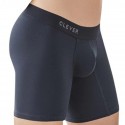  Caribbean Cotton Long Boxer Briefs - Black