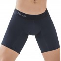  Caribbean Cotton Long Boxer Briefs - Black