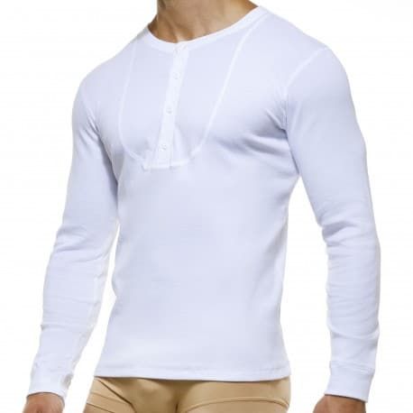 Modus Vivendi T-shirt Manches Longues Coton Bio Blanc
