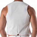 TOF Paris Gilet à Chaîne Patriot Blanc