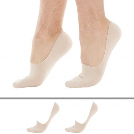 Calvin Klein Lot de 2 Paires de Chaussettes Invisibles Luca Chair