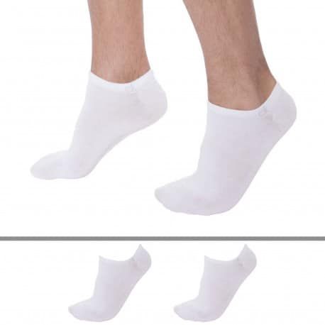 Lot de 2 Paires de Socquettes Colin Blanches