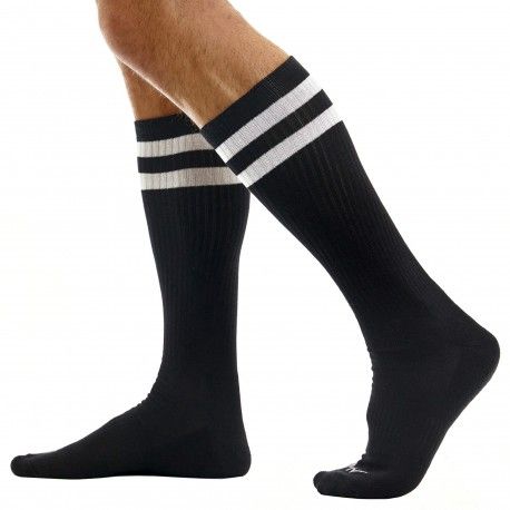 Modus Vivendi Chaussettes Hautes Football Noires