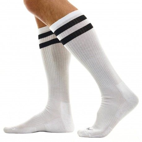 Modus Vivendi Chaussettes Hautes Football Blanches