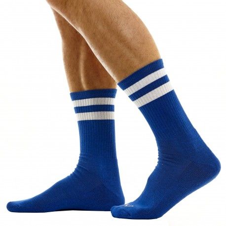 Modus Vivendi Chaussettes Basses Football Bleu Roi