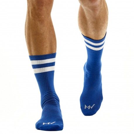 Modus Vivendi Chaussettes Basses Football Bleu Roi