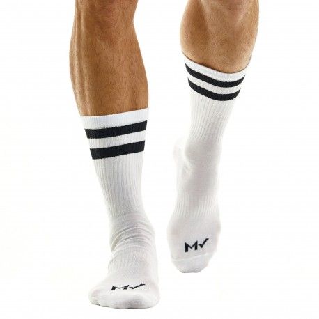 Modus Vivendi Chaussettes Basses Football Blanches
