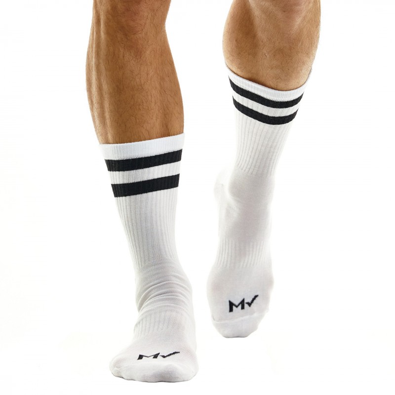 Modus Vivendi Chaussettes Basses Football Blanches