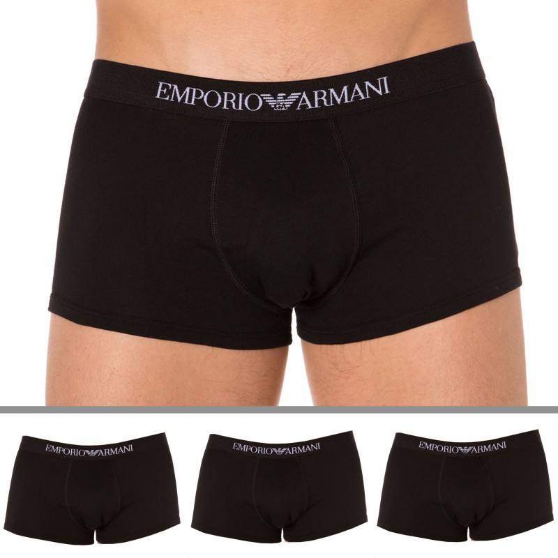 Lot de 3 Boxers Pure Cotton Noirs