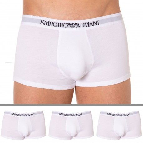 Lot de 3 Boxers Pure Cotton Blancs