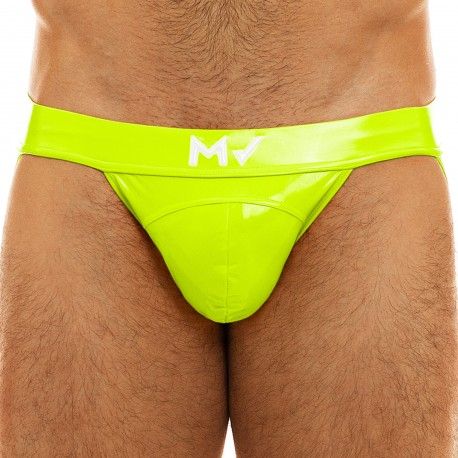 Modus Vivendi Jock Strap Viral Vinyle Jaune Fluo