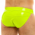 Modus Vivendi Viral Vinyl Tanga Briefs - Neon Yellow