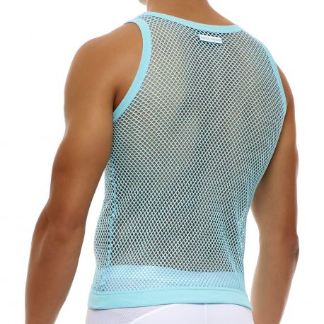 Modus Vivendi C-Through Tank Top - Light Blue