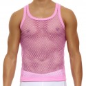 Modus Vivendi C-Through Tank Top - Neon Pink