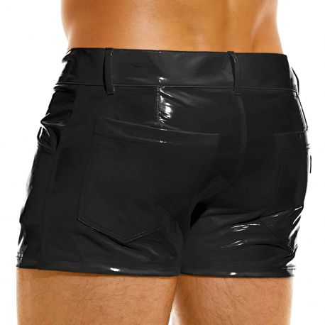 Modus Vivendi Viral Vinyl Shorts - Black