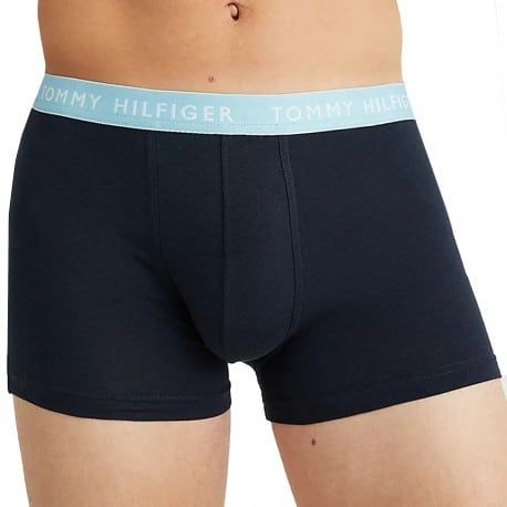 Tommy Hilfiger Boxer Essential Coton Recyclé Noir - Vert