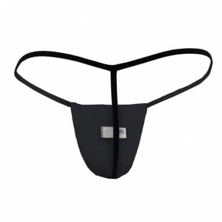  String Ficelle Coulissant Noir