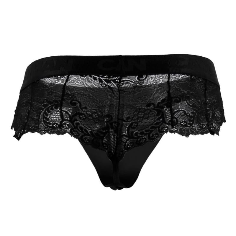  Lace Thong - Black