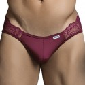  Lace Jockstrap - Burgundy
