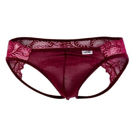  Jock Strap Dentelle Bordeaux