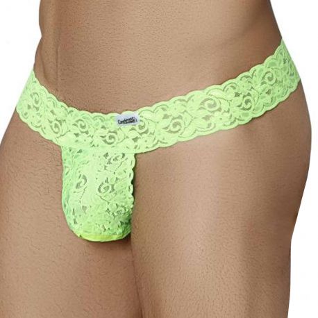  Peek A Boo Thong - Lime