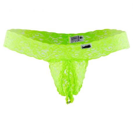  Peek A Boo Thong - Lime