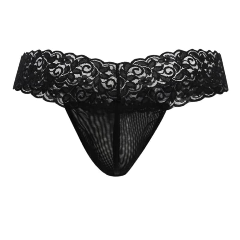  String Résille Dentelle Noir
