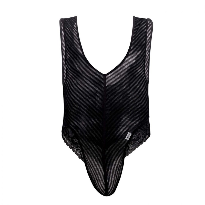  Body String Résille Dentelle Noir