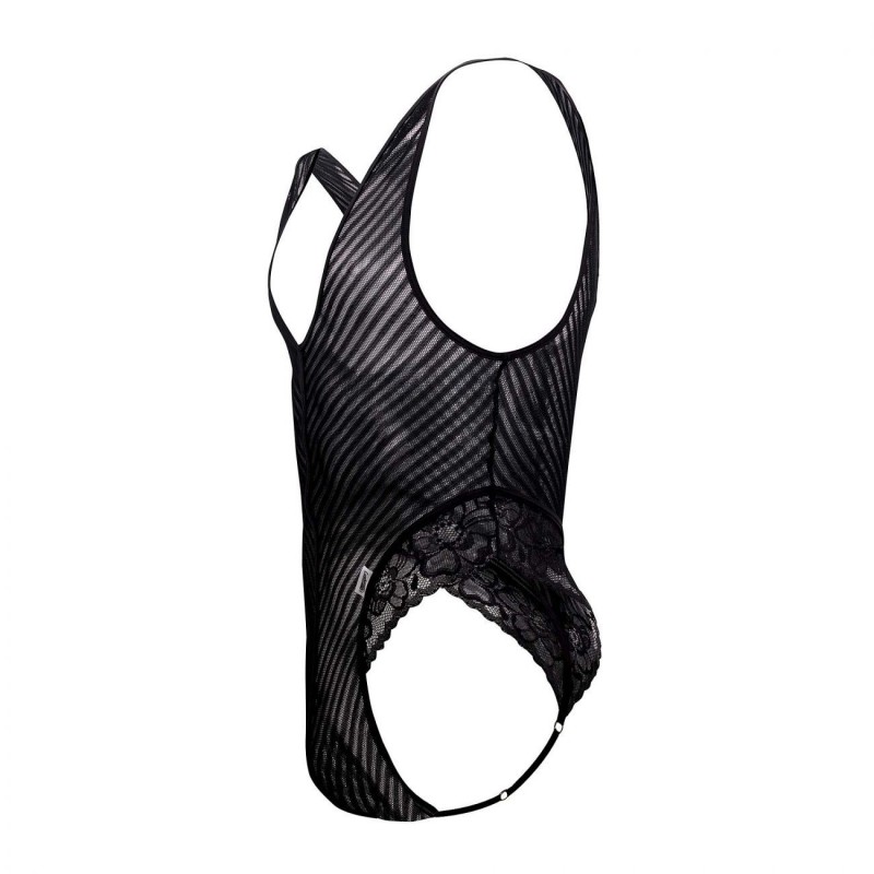  Body String Résille Dentelle Noir