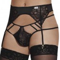  Lace Garter - Jockstrap Outfit - Black