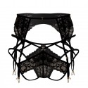  Lace Garter - Jockstrap Outfit - Black