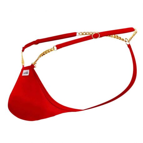  Chain G-String - Red