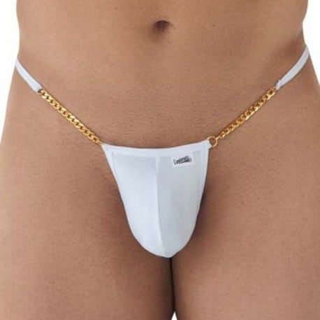  Chain G-String - White