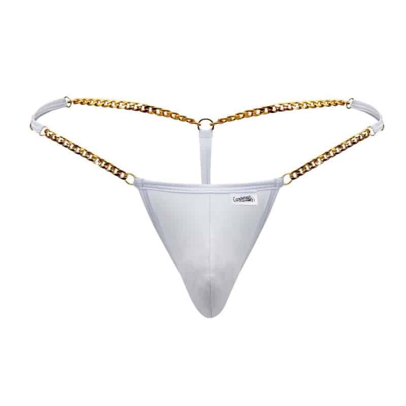  Chain G-String - White