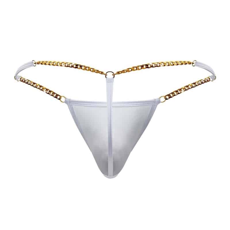  Chain G-String - White