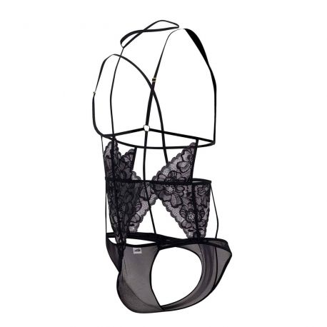  Body String Harnais Dentelle Noir