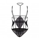  Body String Harnais Dentelle Noir