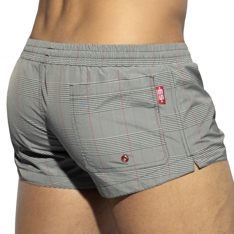 ES Collection Short de Bain Scottish Gris