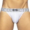 ES Collection Jock Strap Bikini Recycled Rib Blanc