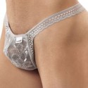  Double Lace Thong - Grey