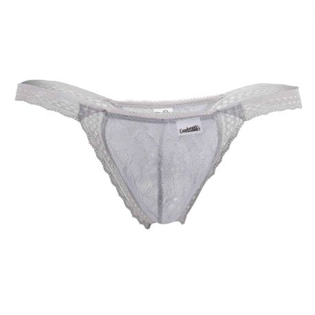  String Double Dentelle Gris